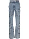 GIVENCHY GIVENCHY CARGO DENIM COTTON JEANS