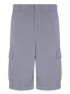 Givenchy Cargo Bermuda Shorts In Grey