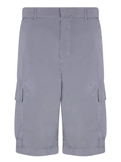 GIVENCHY CARGO DENIM GREY BERMUDA SHORTS