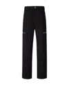 Givenchy Loose Fit Cargo Pants In Denim In Black