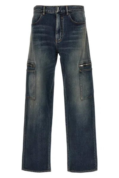 Givenchy Cargo Jeans In Blue