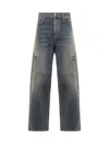 Givenchy Cargo Jeans - Medium Size In Blue