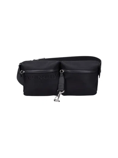Givenchy Cargo Logo Pouch In Black