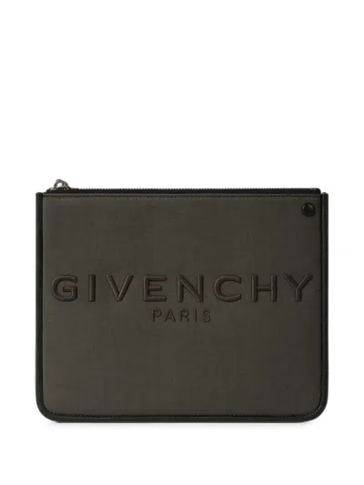 GIVENCHY CARGO LOGO-EMBOSSED POUCH