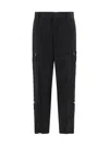 Givenchy Cargo Style Stretch Poplin Pant In Black