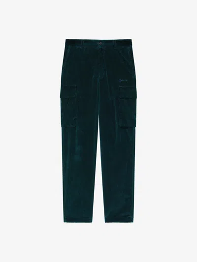 Givenchy Cargo Pants In Corduroy In Multicolor