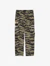 Givenchy Cargo Pants In Cotton With Camo Print In D