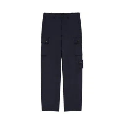 Pre-owned Givenchy Cargo Pants 'night Blue' | Men's Size 48