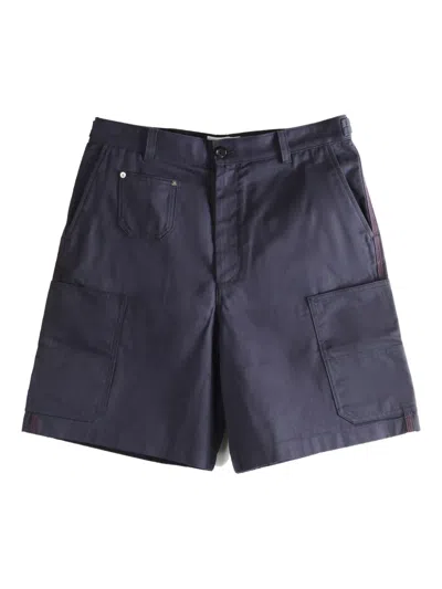 Givenchy Cargo-pocket Shorts In Blue