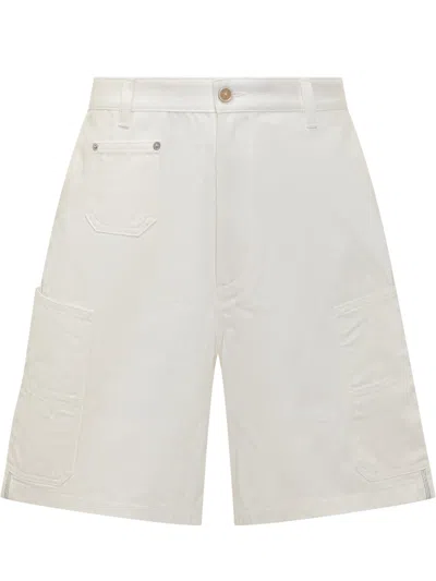 Givenchy Cargo Shorts For The Modern Gentleman In White