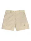 Givenchy Cargo Shorts In Neutral