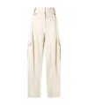 Givenchy Cargo-style Straight-leg Trousers In Blue