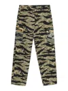 Givenchy Multicolour Cotton Trousers In Brown