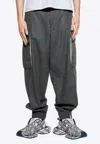 Givenchy Gray Wool Cargo Pants In Gray