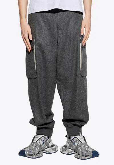 GIVENCHY CARGO WOOL PANTS