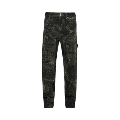 Pre-owned Givenchy Carpenter Denim Trousers 'brown/khaki' | Men's Size 38