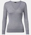 Givenchy Cashmere And Silk Sweater In Grey