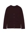 Givenchy Cashmere Cardigan With Front Pockets And Ribbed Texture In Black