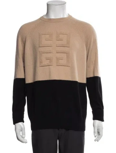 Pre-owned Givenchy Cashmere Colorblock Pattern Pullover In Multi