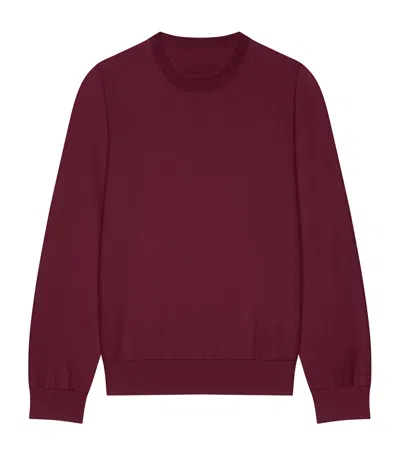 Givenchy Cashmere Crew-neck Sweater In Burgundy