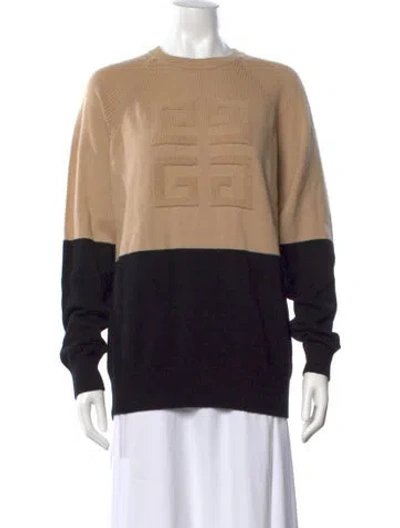 Pre-owned Givenchy Cashmere Crew Neck Sweater