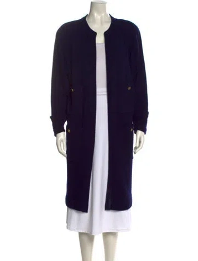 Pre-owned Givenchy Cashmere Crew Neck Sweater In Purple