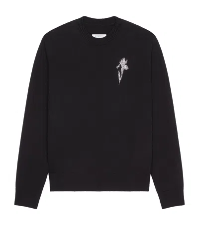 Givenchy Cashmere Embellished Sweater In Black