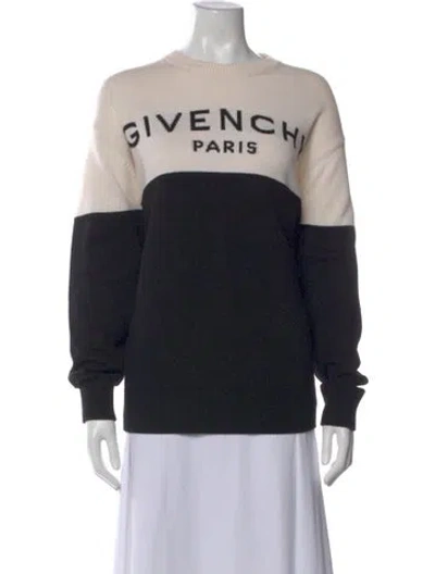 Pre-owned Givenchy Cashmere Graphic Print Sweater In Multi