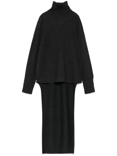 Givenchy Cashmere High-neck Jumper In Grey