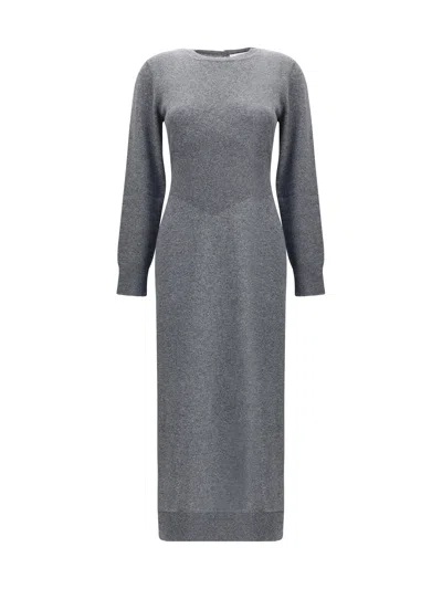Givenchy Cashmere Knit Dress In Gray