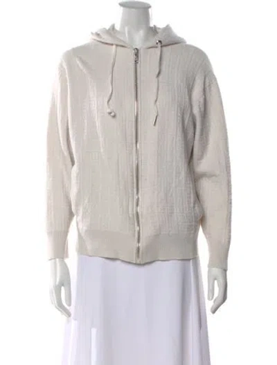 Pre-owned Givenchy Cashmere Patterned Sweater In Neutral