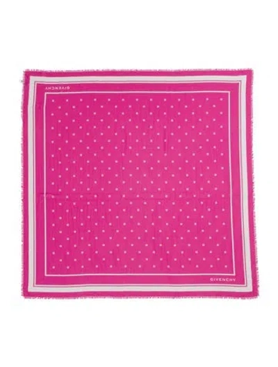 Pre-owned Givenchy Cashmere Printed Scarf In Multi