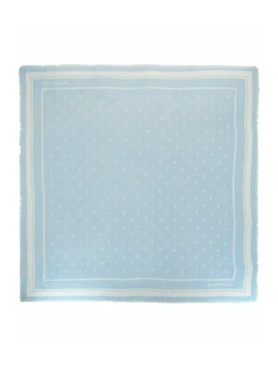 Pre-owned Givenchy Cashmere Shawl W/ Tags In Blue