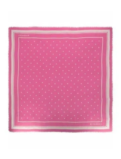 Pre-owned Givenchy Cashmere Shawl W/ Tags In Pink