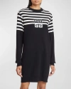GIVENCHY CASHMERE SHORT DRESS WITH 4G EMBROIDERY