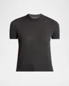 Givenchy Cashmere Short-sleeve Crewneck Sweater In Black