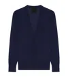 Givenchy Slim Fit Cardigan In Cashmere And Silk