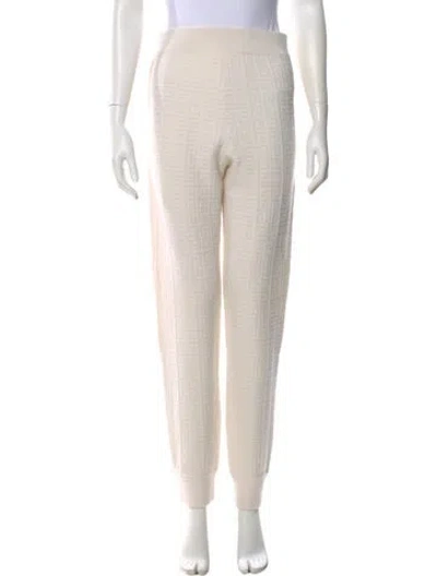 Pre-owned Givenchy Cashmere Skinny Leg Pants In Neutral