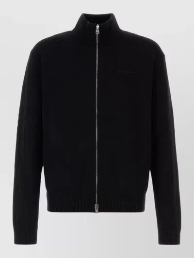 Givenchy Cashmere Wool Cardigan In Black