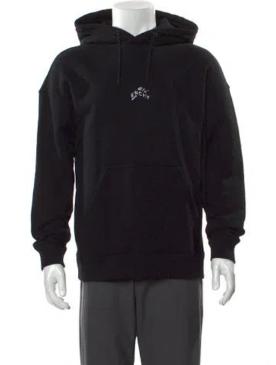 Pre-owned Givenchy Casual Embroidered Hoodie In Black