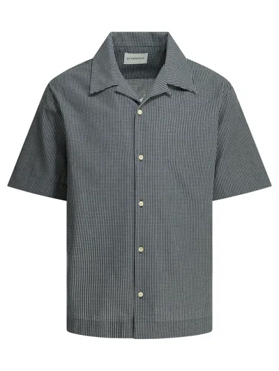 Givenchy Casual Shirt With Logo In Blue