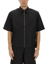 Givenchy Men Casual Shirt With Zipper In Black