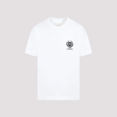 Givenchy Casual Short Sleeve Front Pocket Base T-shirt In White
