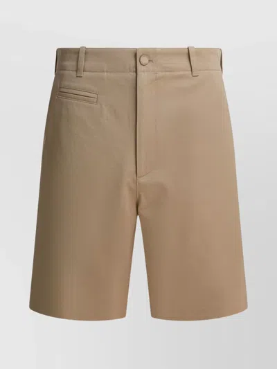 Givenchy Casual Shorts With Pockets And Belt Loops In Brown