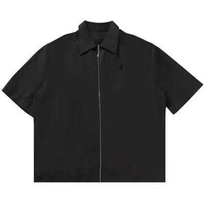 Pre-owned Givenchy Casual Zipped Shirt 'black' | Men's Size 39