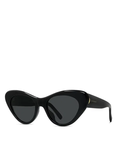Givenchy Cat Eye Sunglasses, 53mm In Black