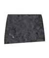 Givenchy Mini Asymmetric Skirt In Cat Jacquard In Black