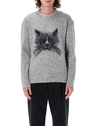 GIVENCHY GIVENCHY CAT JACQUARD SWEATER