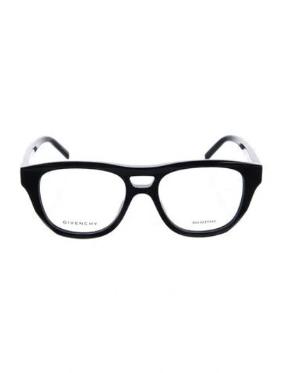 Pre-owned Givenchy Cat-eye Eyeglasses In Black