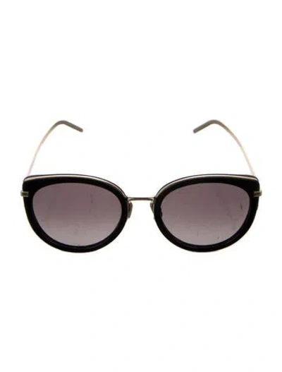 Pre-owned Givenchy Cat-eye Gradient Sunglasses In Black